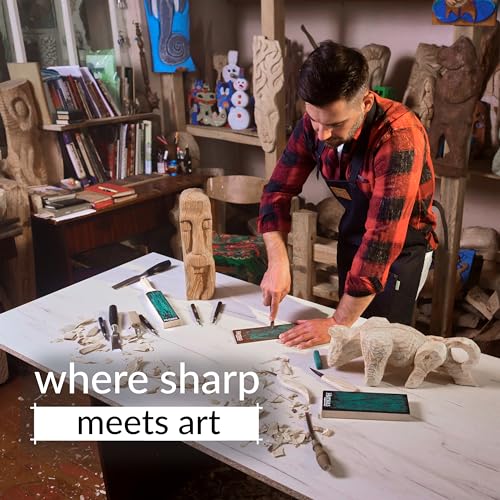 Hutsuls Knife Stropping Leather for Sharpening - Get Razor-Sharp Edges with Leather Strop for Knife Sharpening Easy to Use Leather Sharpening Strop Hutsuls