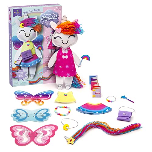 Craft-tastic —Make a Unicorn Friend Craft Kit — Learn to Make Easy-to-Sew Stuffie with Clothes & Accessories — Ages 4+ Craft-tastic