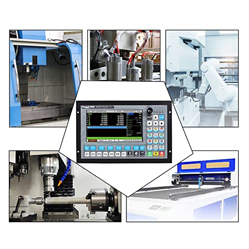 CNCTOPBAOS 4 Axis Milling Machine CNC Controller,1000KHz Offline Standalone PLC,DDCS Expert Motion Control System with MPG Handwheel for CNC CNCTOPBAOS