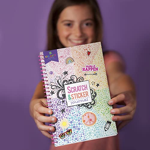 Craft-tastic — Scratch and Sticker Interactive Journal — Activity Book Packed with Fun Quizzes, 550+ Stickers, Creative Doodle Prompts, and More! Craft-tastic