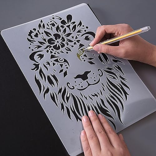 7.5mil Blank Mylar Sheets for Stencil, 8PCS 12x24 inch Milky Translucent PET Blank Stencil Making Sheet, Blank Mylar Templates for Cutting Machines, Qulinshine