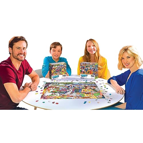 Cra-Z-Art - RoseArt - Back to The Past - Backyard BBQ - 750 Piece Jigsaw Puzzle Cra-Z-Art