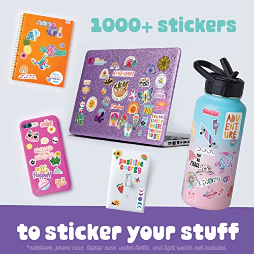 Craft-tastic – Sticker Party – Trendy VSCO Stickers – Decorate Journals, Water Bottles, Phones, and More – Stickers are Removable & Won't Leave Craft-tastic