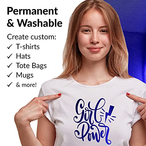 Metallic Vinyl Heat Transfer Vinyl Gold Vinyl Sheets Pink Chrome Silver Metalic Permanent Metallic Vinyl Foil Adhesive Vinyl Metallic HTV Pack Foil HIPPIE CRAFTER