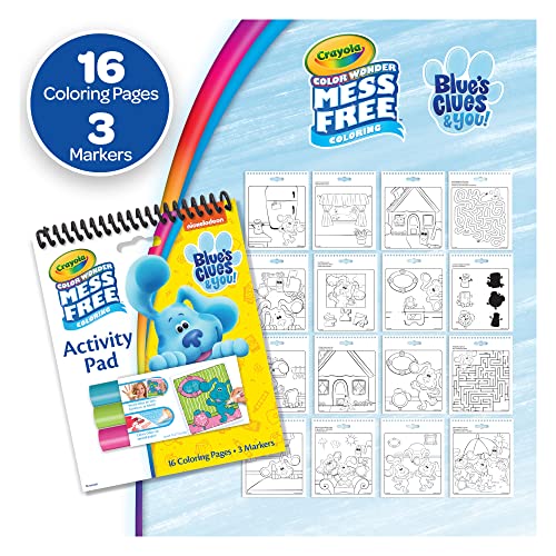 Crayola Nickelodeon Color Wonder Bundle (Set of 3), Mess Free Activity Pads & Markers, Holiday Gift For Toddlers, Drawing Set, 3+ Crayola