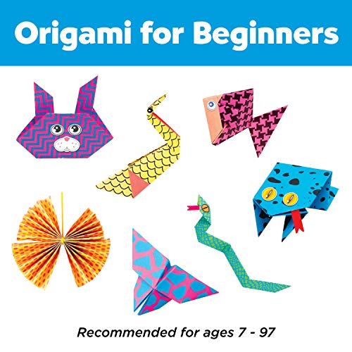 Creativity For Kids Origami - Origami for Beginners, 60 Bright Origami Papers Creativity for Kids