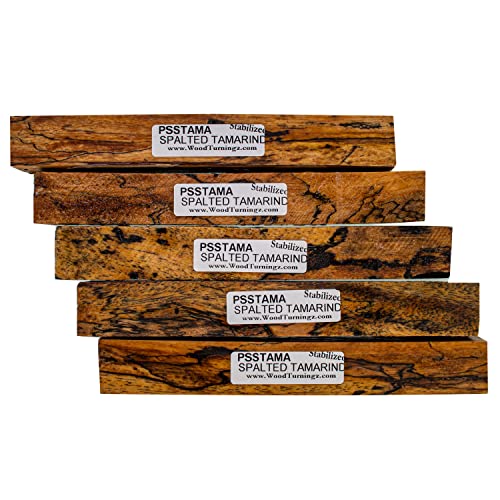 Stabilized Spalted Tamarind (5 Pack) WoodTurningz
