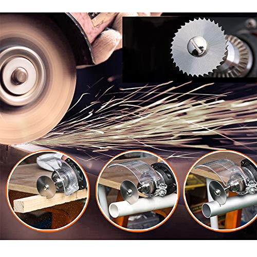 Cutting Wheel Set for Rotary Tool, 88Pcs HSS Circular Saw Blades Diamond Wood Glass Plastic Metal Stone Cutting Drill Wheels Kit with Mandrels for IELEK