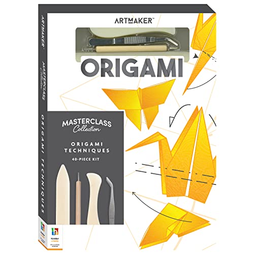 Hinkler Art Maker Masterclass Collection: Origami Techniques Kit - Beginner to Advanced Origami - Japanese Art - Origami Guide - Craft Kits - Arts Hinkler