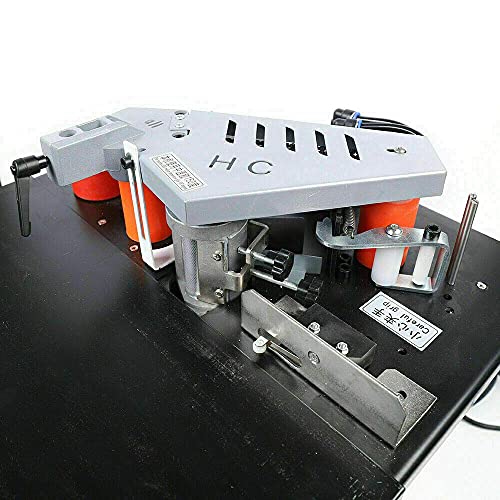 Woodworking Edge Bander Banding Machine Portable Edge Bander Curve Straight Edge Banding Machine With Speed Control 0-7m/min (110V, Adjustable speed) YIYIBYUS