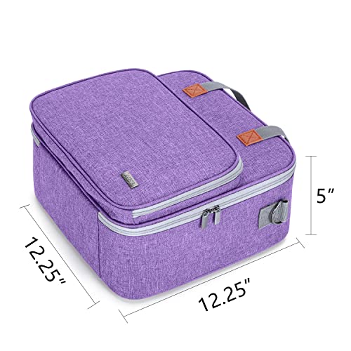 LUXJA Carrying Case Compatible with Cricut Easy Press (9 inches x 9 inches), Tote Bag Compatible with Cricut Easy Press and Supplies (Bag Only, LUXJA