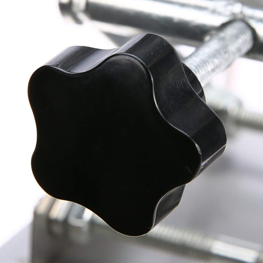 Router Lift Platform Stand Lifter, Stainless Steel, Adjustable Height 45mm~150mm, Woodworking Router Bench Table (Silver) Pissente