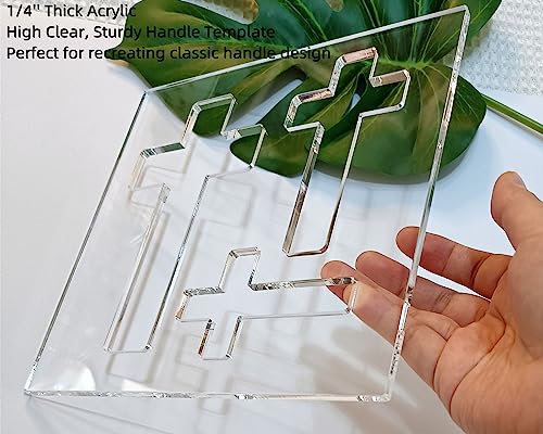 Crosses Router Template,Cross Inlay Acrylic Router Template,Ribbon Template,Woodworking or Craft Template (Model 1) Yuxuanish