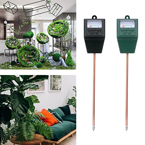 Yizerel 2 Packs Soil Moisture Meter for House Plants, Plant Water Meter Soil Tester Test Kit Soil Hygrometer Sensor for Indoor & Outdoor Use Garden Yizerel