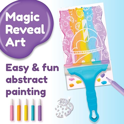 Creativity for Kids Squeegeez Magic Reveal Art Kit: Kawaii - Arts and Crafts for Kids Ages 7-12+, Gifts for Girls and Boys Creativity for Kids