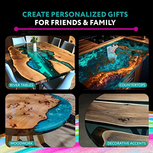 Deep Pour Epoxy Resin (2 Parts Epoxy 1 Part Hardener) Deep Pour Epoxy Resin Kit - 3 Gallon Kit - Deep Pour Resin Epoxy Clear Epoxy Resin Deep Pour - DR. CRAFTY