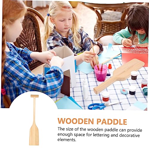 Anneome Wooden Oars Kids Playsets Wood Paddle for Christmas Unfinished Wooden Paddle for Painting Pine Wood Paddle Wooden Oar Toy Wood Paddle Anneome