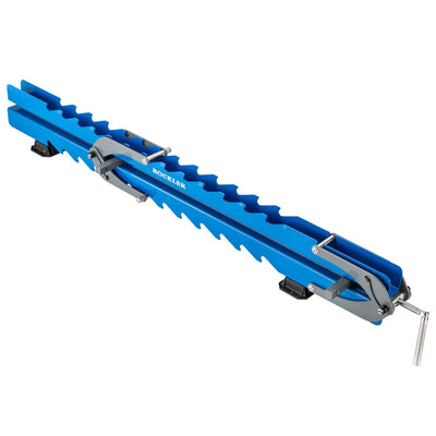 Deluxe Single Panel Clamps w/Scissor Couplers - Adjustable Clamp for Table & Benchtops - 4-Way Pressure Steel Clamps for Flat Panels & Flush Joints