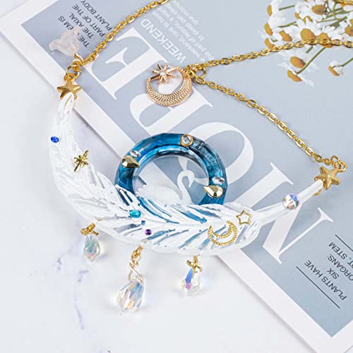 Feather Fondant Silicone Molds for Sugarcraft Cake Decorating, Chocolate, Cupcake Topper, Epoxy Resin Jewelry Casting, Polymer Clay 2-Bundle Length FUNSHOWCASE