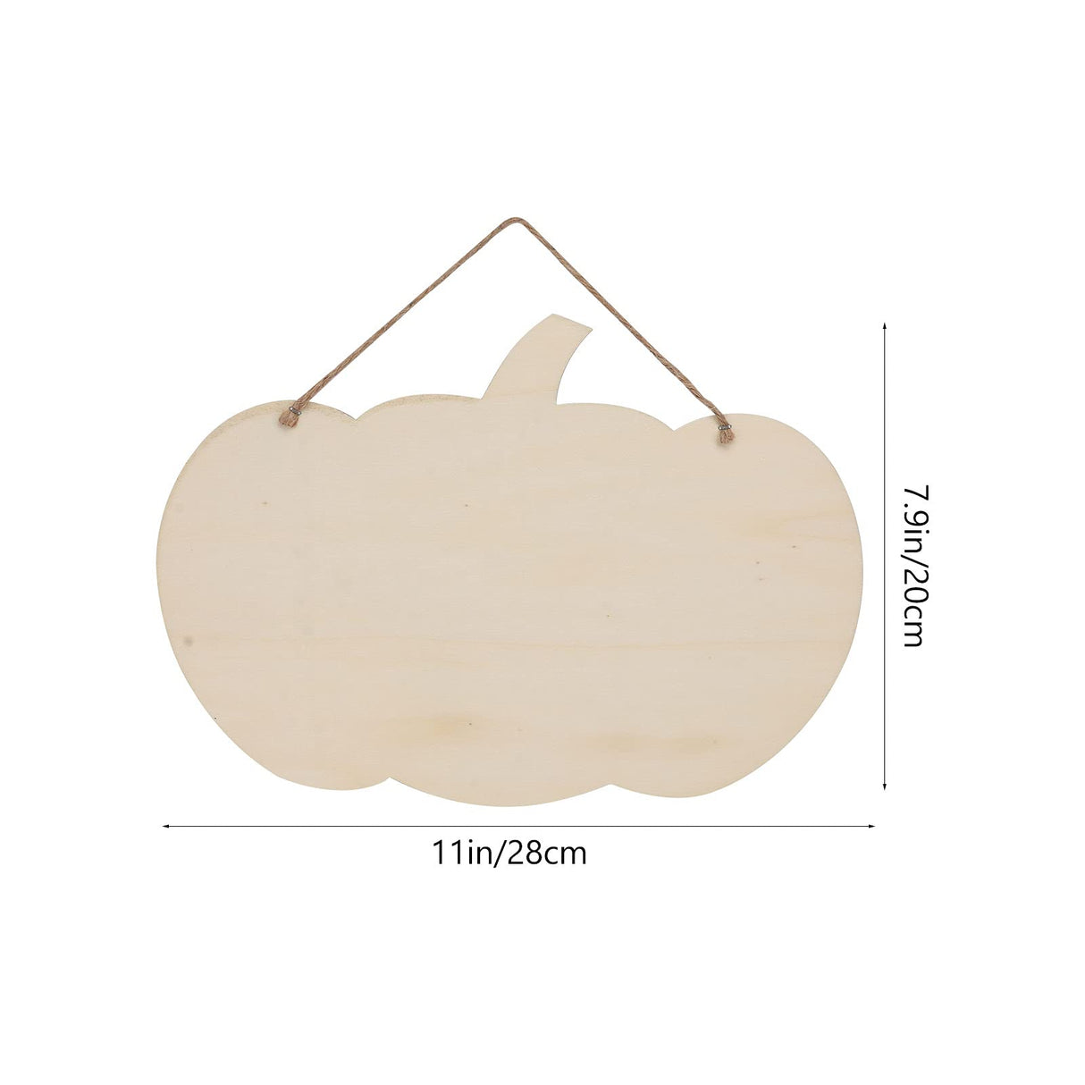 PartyKindom 2Pcs Wooden Pendant Wood Boards Unfinished Halloween Door Sign chirtmas Decor Fall Decor Wood Pumpkin Welcome Sign DIY Halloween Decor PartyKindom