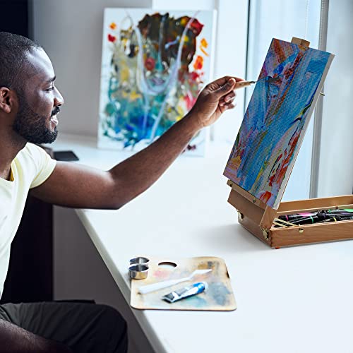 ARTIFY Adjustable Beechwood Tabletop Painting Easel, Table Sketch Box Easel, Desktop Artist Easel for Drawing (Easel Box) ARTIFY art supplies