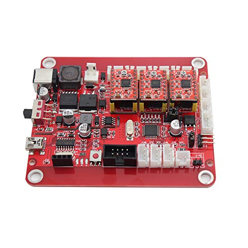 RATTMMOTOR CNC Controller Board 3 Axis GRBL USB Port CNC Router Engraving Machine Control Board for DIY Mini CNC Wood Router Machine CNC 1310, 1610 RATTMMOTOR