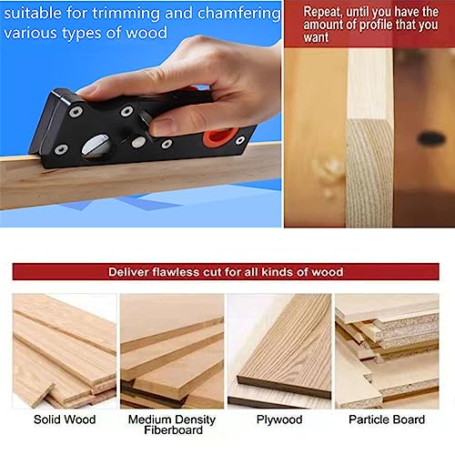 szhdxsy, Wood Planar carpenter's edge trimming tool, suitable for manual chamfering and planing of wood quick trimming,for Quick Edge Trimming and WoodArtSupply