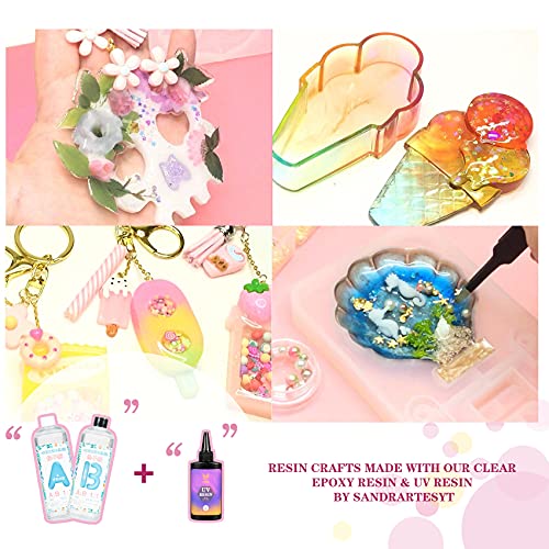 Clear UV Resin Soft Type 65ml 65g 2.3oz FUNSHOWCASE