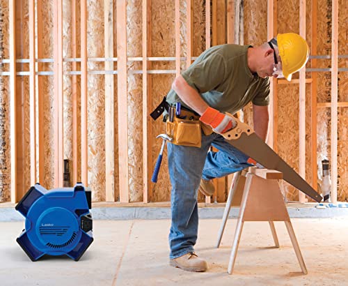 Lasko X-Blower 6 Position High Velocity Pivoting Utility Blower Fan for Cooling, Ventilating, Exhausting and Drying, 3 Speeds, AC Outlet, Circuit Lasko