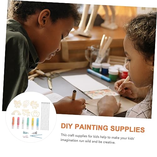 STOBOK 1 Set No-Bake Glue Painting DIY Supplies Diamond Art Accessories and Tools 5d Kit DIY Tray Organizer STOBOK