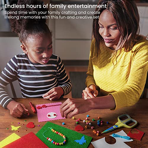 ARTEZA Ultimate Craft Kit, Over 1,000 Pieces and Craft Supplies, Felt, Pom Poms, Googly Eyes, Glitter Glue, Pipe Cleaners for Crafts and DIY Projects ARTEZA