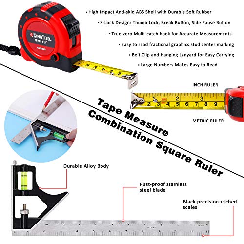 KingTool 87 Pc. Advanced Wood Chisel Set with Storage Case Including Superior Chisels | Heat-Treated Cr-V Alloy Blades Premium Chisel Set for KINGTOOL