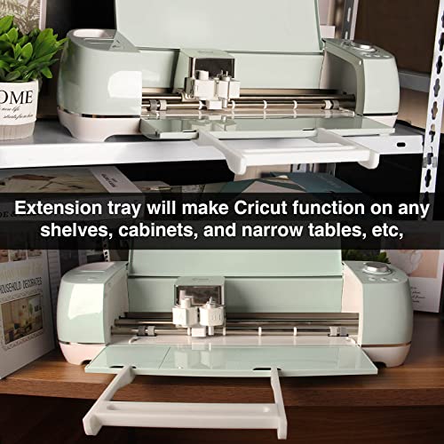LOPASA Extension Tray for Cricut Explore 3 and Explore Air 2 Cutting Mat Support,8'' Cricut Machine Extender Accessories Tools for 12x12 Mats(Explore LOPASA