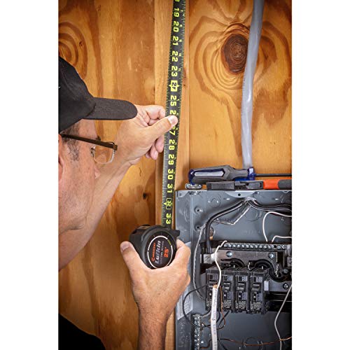 Crescent Lufkin 1-3/16 x 25' Command Control Series Black Clad Tape Measure - L1025CB Lufkin