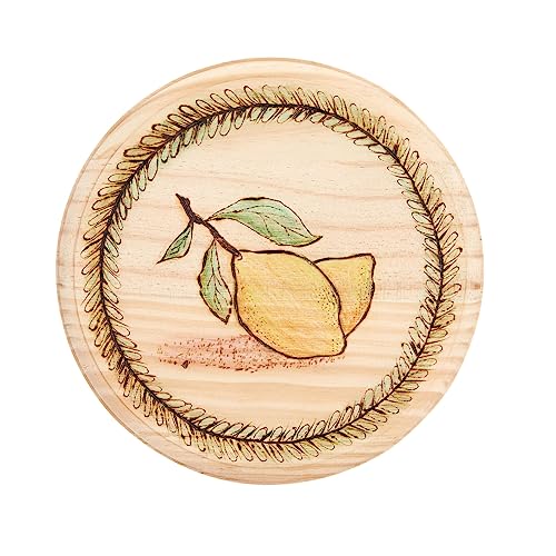 Bright Creations Unfinished Wood Round Plaques for DIY Crafts (2 Pack), 8 Inches Bright Creations