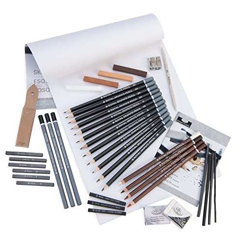 Royal & Langnickel Essentials ClearView Sketching Art Set, 44pc Royal & Langnickel