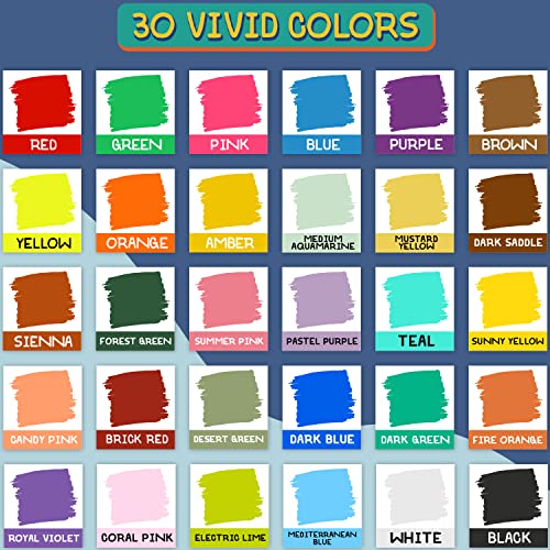 Chalkola Liquid Chalk Markers Erasable (30 Pack 6mm) Pastel + Neon Chalk Pens - Wet Wipe Washable Paint for Chalkboard Sign, Blackboards, Car Window, Chalkola