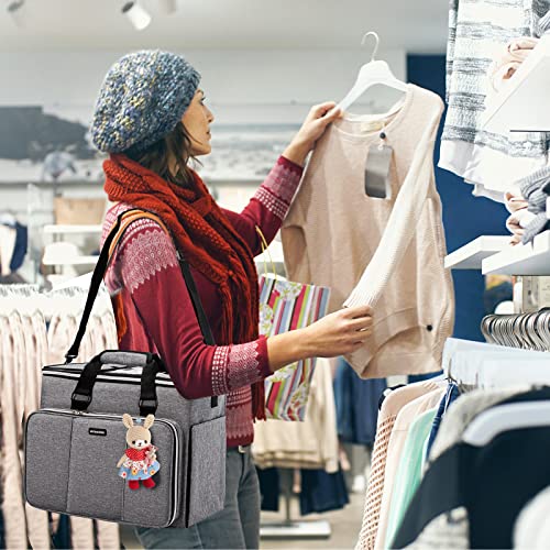 Knitting Bag, Large Yarn Storage Organizer, Crochet Bags and Totes, Yarn Bags for Crocheting, Yarn Holder Case for Knitting Needles, Crochet Hooks, MYBAGZING