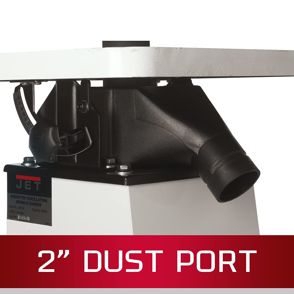 JET Benchtop Oscillating Spindle Sander, 1/2 HP, 1Ph 115V (JBOS-5) Jet