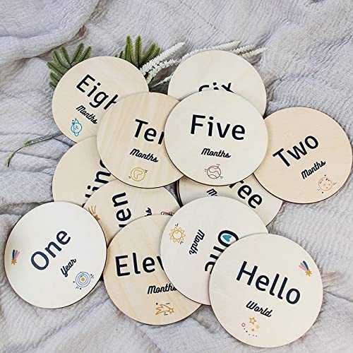 RYKOMO 100PCS Unfinished Wood Circle, 3 Inch Wooden Circles for Crafts Unfinished Blank Wooden Circles Round Disc Blank Natural Wooden Cutout RYKOMO