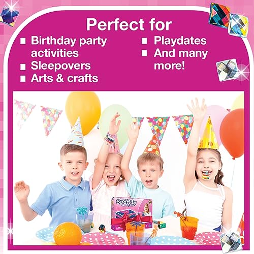 PURPLE LADYBUG Decorate Your Own Sparkly Little Girls Jewelry Box - Arts and Crafts for Kids Ages 6-8 Girls, Crafts for Girls 8-12 - Great 6 7 8 Year PURPLE LADYBUG