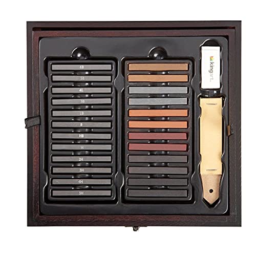 KINGART Gallery Series Sketching Tools, Set of 51 KINGART