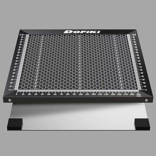 Dofiki Honeycomb Laser Bed 235mm x 235mm Laser Honeycomb Cutting Bed, 9.25” x 9.25” Small Metal Honeycomb Table Compatible with Ender 3 Ender 3 V2 Dofiki