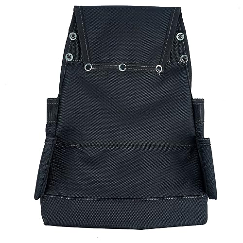 Zeluga 20-215 10 Pocket Extra Large Capacity Polyester Nail and Tool Pouch, Black Zeluga