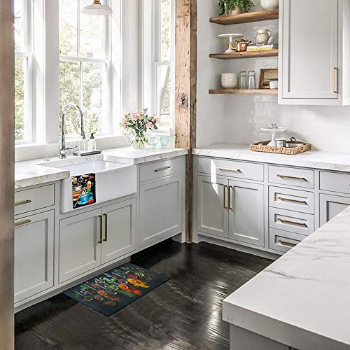 UpNUpCo Artistic Beautiful Anti Fatigue Kitchen Floor Mat - Unique Floor Mats - Pain Relief Padded Kitchen Mats - Floor Mats For In Front Of Sink - UpNUpCo