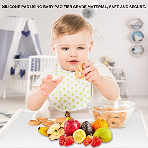 36x24 Inch Extra Large Silicone Table Protector Craft Mat for Painting, Clay, Projects, Arts and Crafts, Soldering and Resin. (Translucent) Cattolo