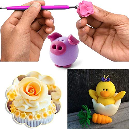 ABenkle 10Pcs Dotting Tools Ball Styluses for Rock Painting, Pottery Clay Modeling Embossing Art Mandala ABenkle