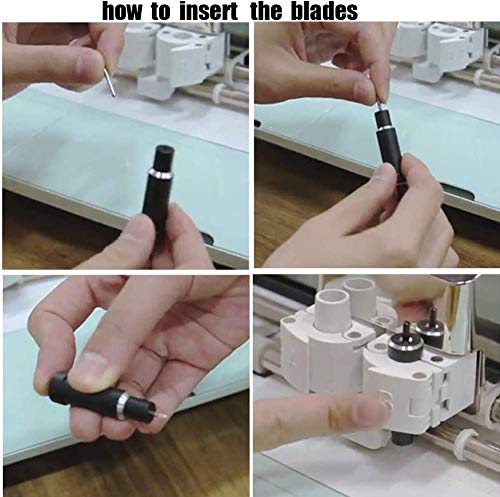 AUNKZL 50 Pcs Replacement Blades Compatible with Explore Air /Air2/Air 3 /Maker/Maker 3 Cutting Machines - Include 10PCS Fine Point Blade, 30PCS AUNKZL