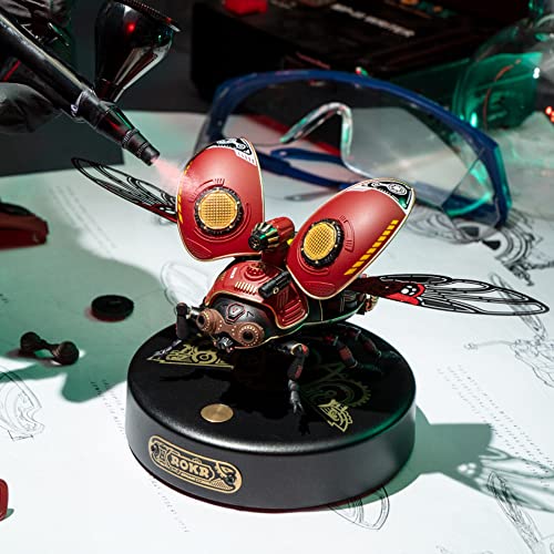 ROKR Mechanical Puzzles Scout Beetle, 3D Metal Model Kits for Adults to Build, STEM Toys Building Sets for Teens, Halloween/Christmas/Birthday Gifts ROKR