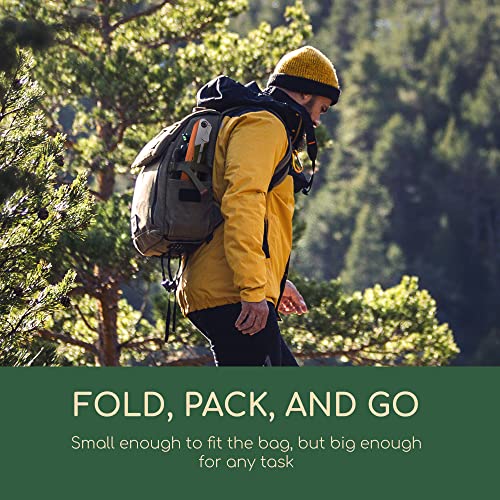 Folding Saw for Cutting Branches, 11.4", a Camping Saw Made with SK5 Steel, Folding Hand Saw, Survival Saw with a Secured Design, Folding Camp Saw LAGOM